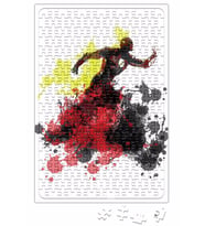 The Flash Grunge Puzzle 240 Parça Yapboz