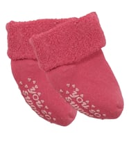 Unisex Fuşya Kıvrık Sweet Kaydırmaz Taban Havlu Çorap
