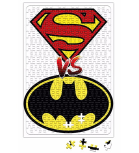 Batman vs Super Homem Puzzle 240 Parça Yapboz