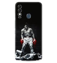 Spark 8T Kılıf Resimli Desenli Baskılı Silikon Muhammed Ali 1369