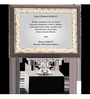 ODAK KUPA - Ahşap Plaketler - PL-020-M B - 15x20 cm