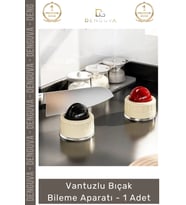 #BıçakBileme Profesyonel Mutfak Vakumlu Pratik Keskinleştirme Şef Vantuzlu Bıçak Bileme - 1 Adet