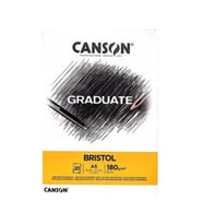 Canson Çizim Bloğu Graduate Cangrad Bristol 20 Yaprak A5 180 Gram (Beyaz)