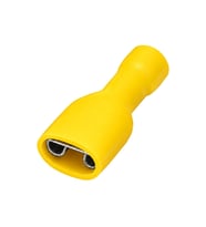 Powermaster PM-39073 4-6Mm2 Kesit 24X10x7,5Mm Soket Sarı İzoleli Kablo Pabucu (100'Lü Paket)