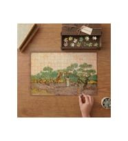 Zeytin Toplayan Kadınlar Van Gogh Tasarımı 240 parça Ahşap Puzzle Ahşap Kutuda MP03026