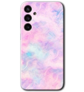 Galaxy S23 FE Kılıf HD Desen Baskılı Arka Kapak - Pembe Duman