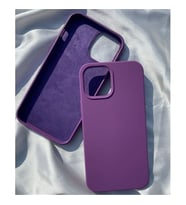 Coverzone Apple iPhone 15 ?le Uyumlu K?l?f Z-Mara Lansman Vieri Tam Koruma Arka Kapak Kamera Koruma �?k?nt?l? P�r�zs�z Y�zey Mor