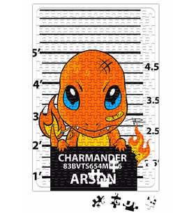 Charmander Bad Boy Pokemon Puzzle 240 Parça Yapboz
