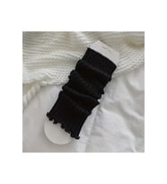 KADINLAR İÇİN DİKEY ÇİZGİLİ, MODA, ÇOK YÖNLÜ BALDIR ÇORAPLARI ACR7845 (Siyah)