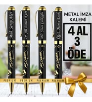 İsme Özel Lüks Roller Kalem 4 Al 3 Öde - Atatürk Besmele Osmanlı Teması Seçenekleriyle