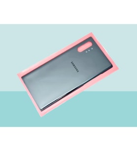 Samsung Galaxy NOTE 10 PLUS Uyumlu Arka Kapak Batarya Kapağı - SİYAH