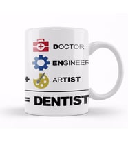 Doctor Engineer Artist Dentist 025 Kupa Bardak Porselen