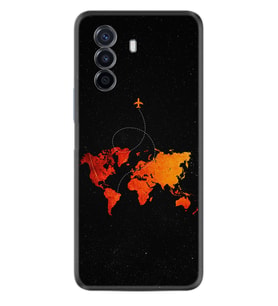Huawei Nova Y70 Y90 Nova 9 SE  Kılıf Desemli Silikon İz Bırakan Uçak 1778