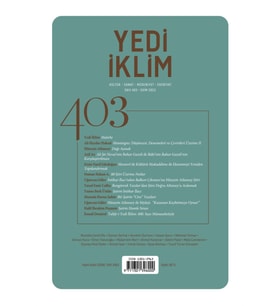 Yedi İklim 403.Sayı Ekim 2023 (STD)