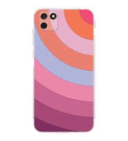 PrintiFy Huawei Y5P Uyumlu Kamera Korumalı Renk Cümbüşü F Tasarımlı Şeffaf Silikon Kılıf