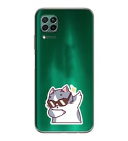 Huawei P40 Lite Uyumlu Baskılı Yumuşak Silikon Şeffaf Telefon Kılıfı