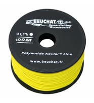 BEUCHAT Zıpkın Makara İpi Naylon Kevlar 100m, 1,5mm sarı