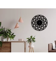 BK Gift Dekoratif 45cm Ahşap Duvar Saati-109