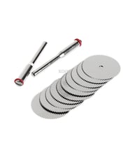 12 PARÇA 25 MM Dremel Ahşap Cam Saç Kesme Diski Miniİ Dairesel