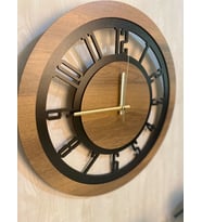 Ahşap Duvar Saati 40 cm