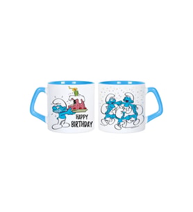 Ghostbastır Design Şirinler Doğum Günü Kupa Bardak Tek Adet 0486