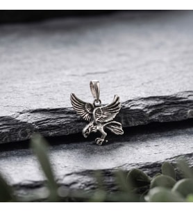 Gümüş Kartal Kolye Ucu 925 Ayar Gümüş Kartal Figürlü Kolye Ucu Kartal Unisex Kolye