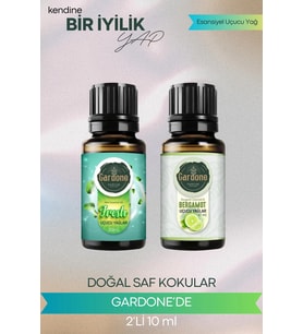 Fresh + Bergamot ( Oda Kokusu Aroma Terapi Buhurdanlık / Difüzör Yağı ) Set 2 Adet x 10 ML