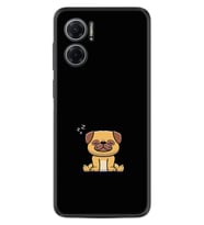 Xiaomi Redmi Note 11E Kılıf Resimli Desenli Silikon Platinium Series Uyuyan Köpek 1875
