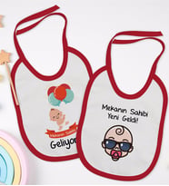 BK Kids Mekanın Sahibi Tasarımlı 2’li Kırmızı Mama Önlüğü-1