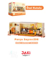 JAKİ Nanci Serisi Müzik Odası 256 Parça Oyuncak Yapım Seti -FFJKHK133