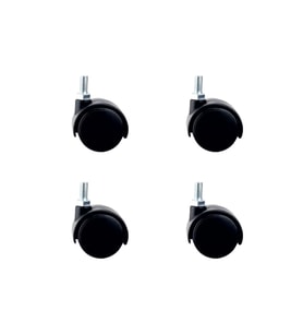 Küçük Plastik Vidalı Teker - 40 MM  HKS102 - 4 Adet