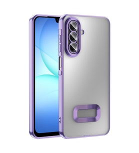 Samsung Galaxy A17 Uyumlu Kılıf Kamera Korumalı Logo Gösteren Zore Omega Kapak