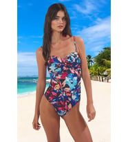 Modern Drape Mayo Banyo Kıyafeti Ergonomik Kesim UV Korumalı Esnek Kumaş Swimsuit