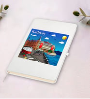 Kadıköy Tasarımlı Beyaz Defter