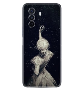 Huawei Nova Y70 Y90 Nova 9 SE  Kılıf Desemli Silikon Star Woman 1332