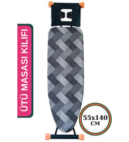 Ütü Masası Kılıfı Keçeli İpli Stoperli Büyük Boy 55x140 cm Aura
