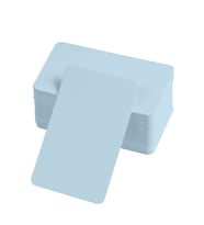 Boş Kelime Kartları 5x8 cm - 50 Adet Oval Kenarlı Tabu & Not Kartları - Mi
