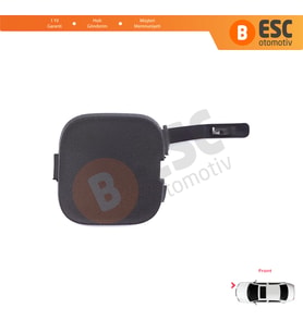 Renault Megane MK2  2002-2008 3/4/5 Kapı 7700474483 için Ön Tampon Çeki Demiri Kapağı ASTARLI