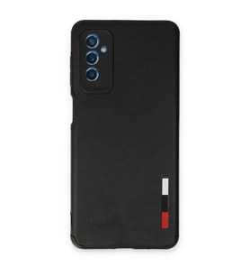 Galaxy M52 5G Kılıf Loop Deri Silikon - Siyah
