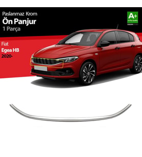Fiat Egea Uyumlu Hatchback Krom Ön Panjur Çıtası 2020 Üzeri