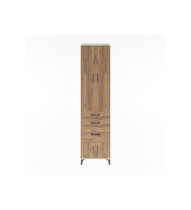 Hyperion Dolap 4 Raflı 3 Çekmeceli 4 Kapaklı 60x44x243 Aytaşı-Çam