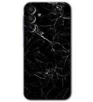 Galaxy A15 Kılıf HD Desen Baskılı Kılıf - Siyah Mermer