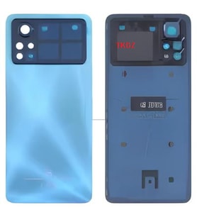 Xiaomi POCO X4 PRO - 5G- Arka Kapak Batarya Kapağı - CAM -MAVİ
