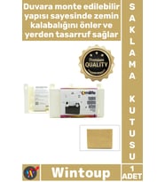 #Kutu Duvar Tipi Kablo Düzenleyici Organizer Sağlam Plastik Şık Modem Saklama Kutusu 25 X 15 X 6 Cm