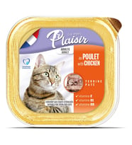 Plaisir Pate 100Gr Tavuk Etli 1Adet Yaş Kedi Maması