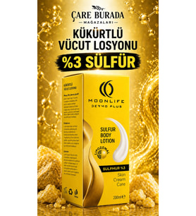 Moonlife - Kükürtlü Vücut Losyonu 200 Ml (%3 Sülfür)