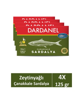 Dardanel Zeytinyaglı Canakkale Sardalya 125 gr x 4 Adet