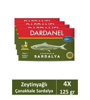 Dardanel Zeytinyaglı Canakkale Sardalya 125 gr x 4 Adet