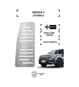 Omoda 5 Ayak Dinlendirme Pedalı Krom Ayak Dayama Pedalı