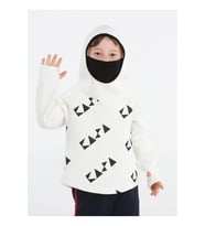 Ninja Casa Baskılı Ekru Unisex Sweatshirt